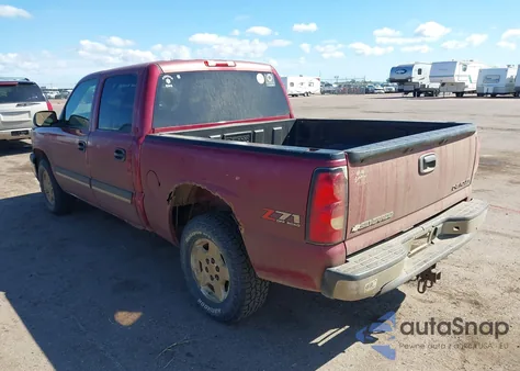 2005 Chevrolet Silverado 1500 Z71 from USA, damaged, VIN 2GCEK13T851391955